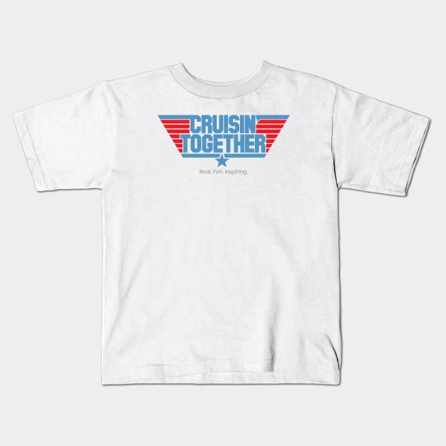 Cruisin' Together - Top Gun Kids T-Shirt by GreggSchigiel